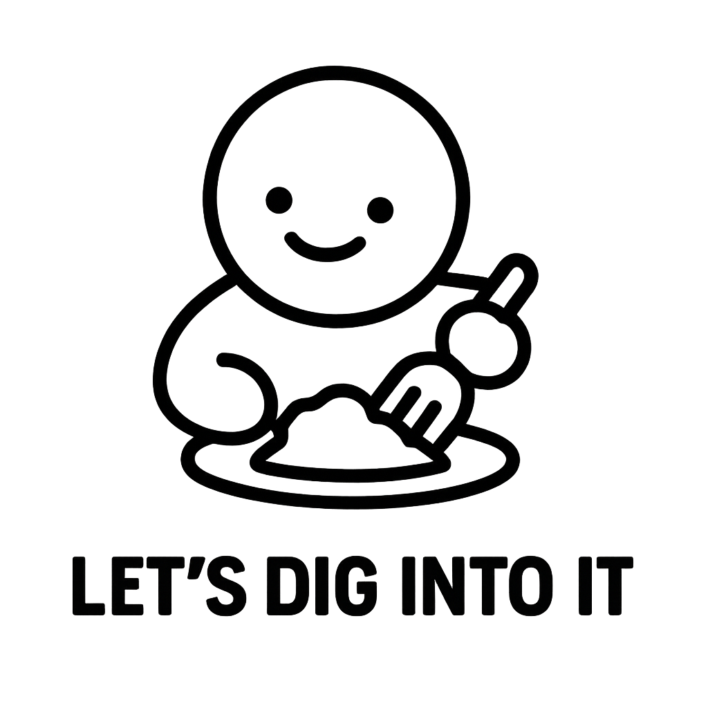 Let's dig into it icon